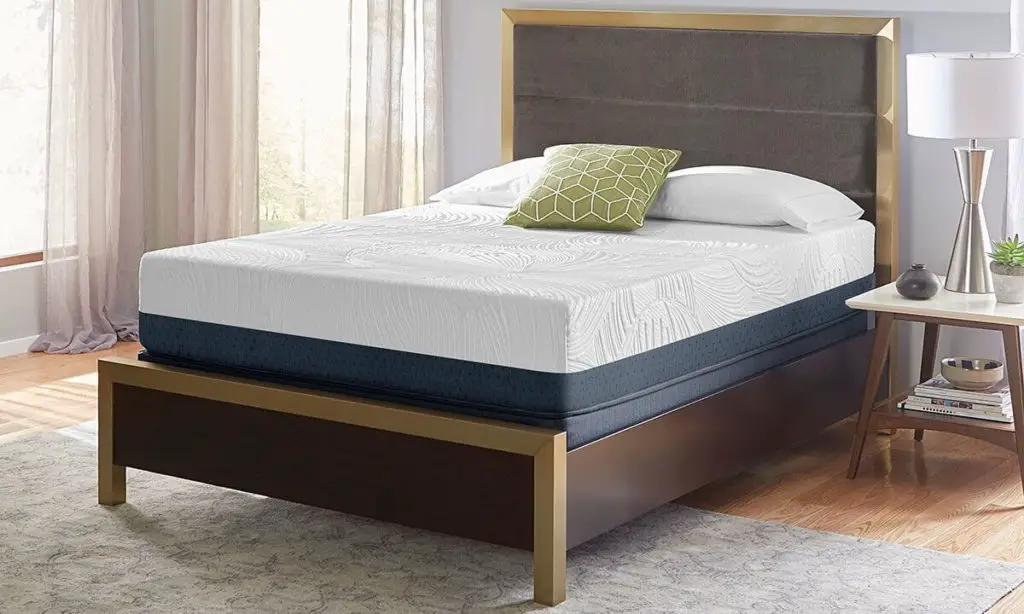 gel memory foam restonic mattress